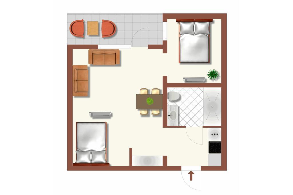 Deluxe Apartment Vienna Room photo